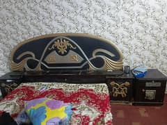 Double bed and dressing table