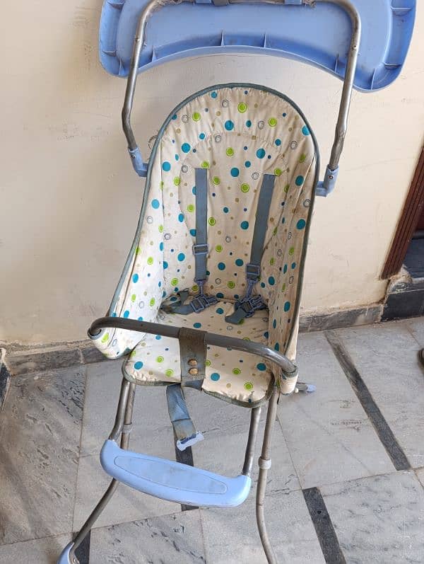 baby high chair made of aluminum frame 3