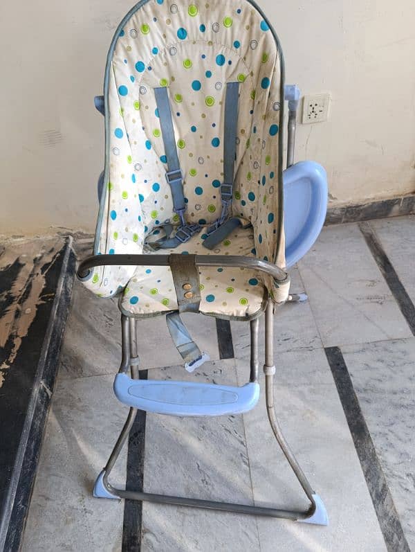 baby high chair made of aluminum frame 4