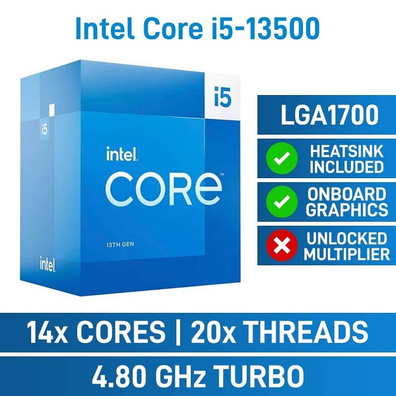 Gaming Packages Intel Core i5 13500 13Gen In Warranty Deals Read Add 0