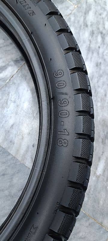 Tyre Panther Trekker 90/90-18 Rear With Tube 0