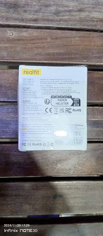 Realfit F4 ANC Active Noice Cancellation Bluetooth Earphones ENC Call 1