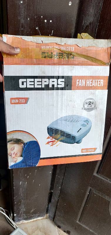 Electric Heater Fan 1