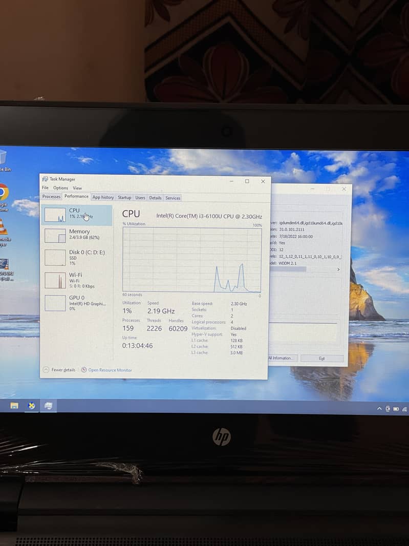 HP ProBook 11 G2 i3 6Th Generation 4/128 SSD 7