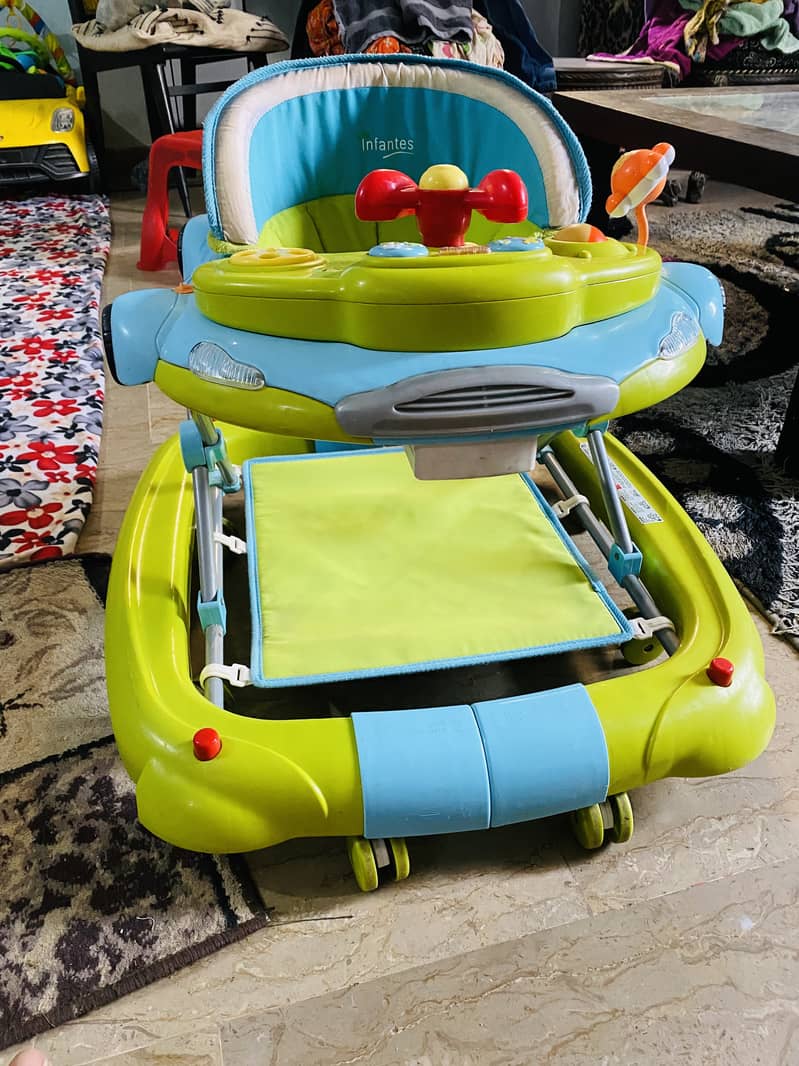 Imported Infantes baby walker and rocker 2