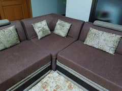 7 Seater Sofa with Matching Rug.