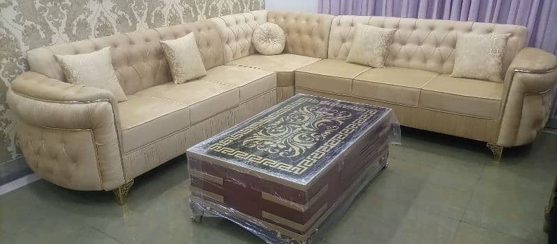 L Shape Sofa, Sofa set, Bed, Dining, Center Table, Furniture Sale 0