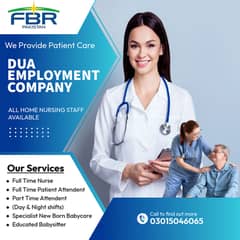 Patient care Male & female , Nurses, House maid ,Cook , Babysitter ET