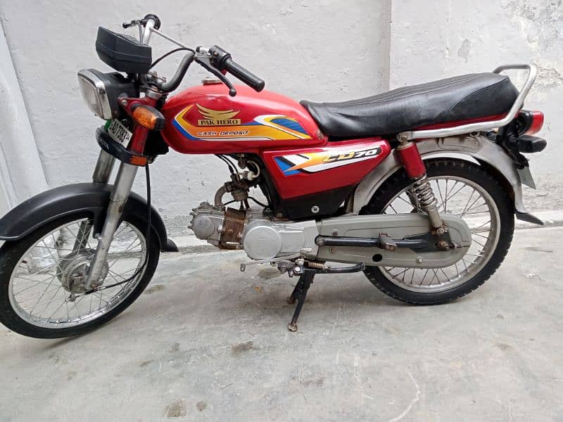 Pak Hero 70 model 2014 good condition smooth engine sound 1