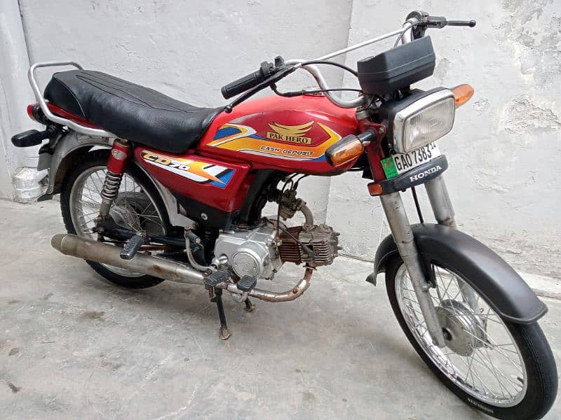 Pak Hero 70 model 2014 good condition smooth engine sound 6