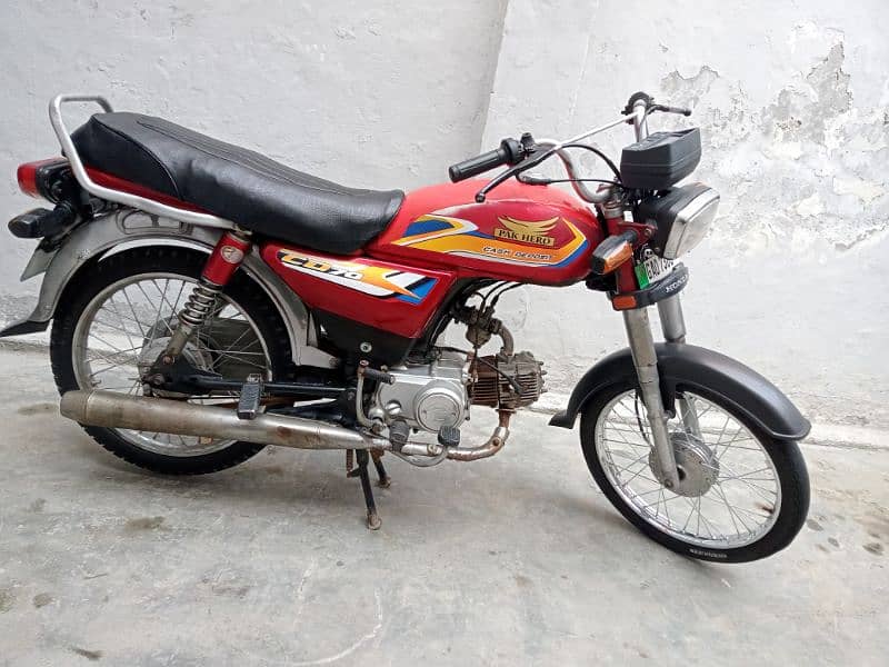 Pak Hero 70 model 2014 good condition smooth engine sound 9