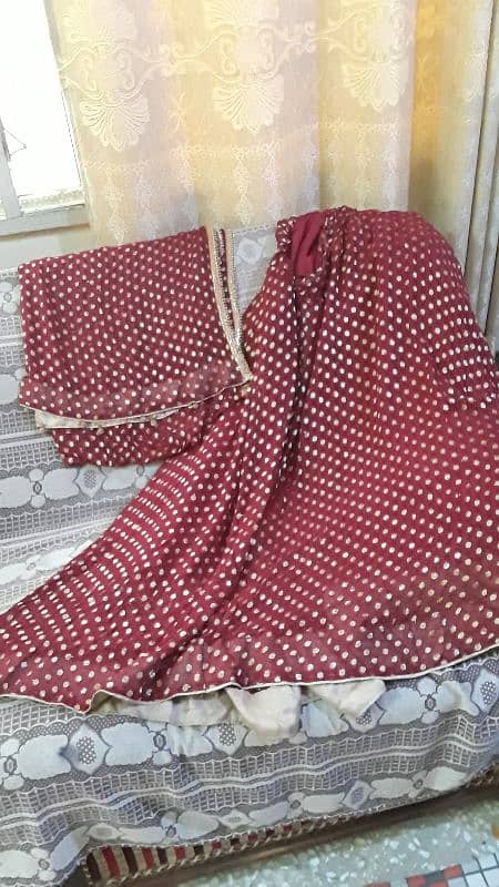 sharara georgette. Used like new 4