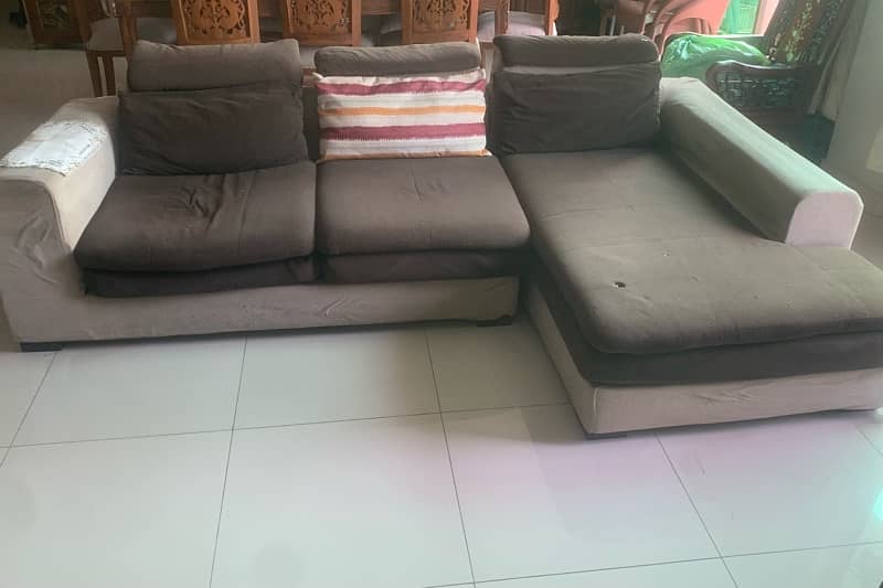 indonesia imported L shaped sofa 1