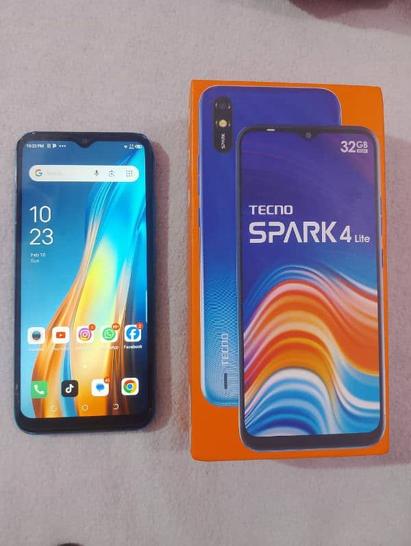 tecno spark lite 4 3