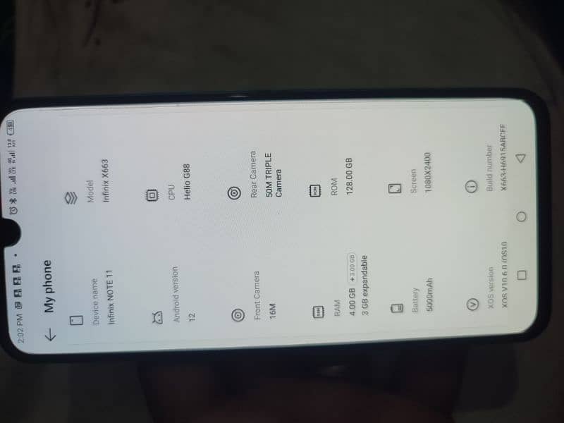 Infinix Note 11  No 0327-1702622 2