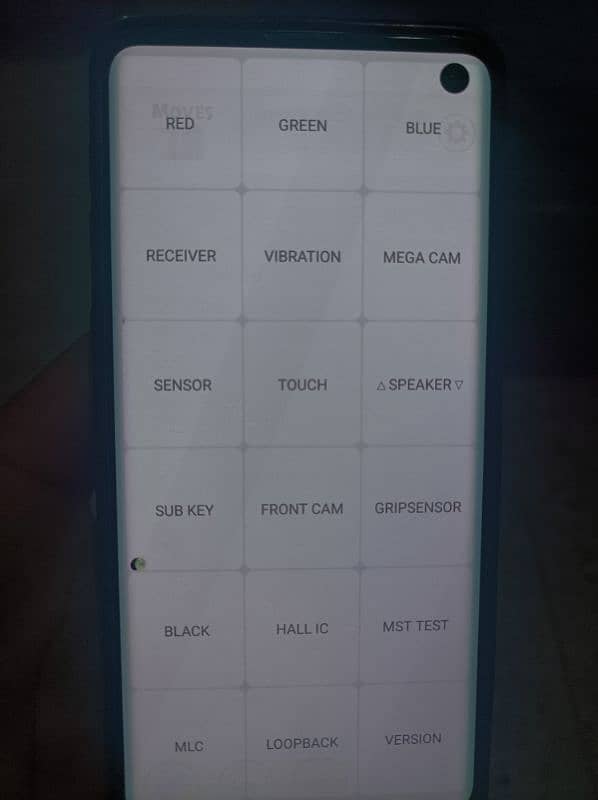 Samsung S10 non pta with small dot 0