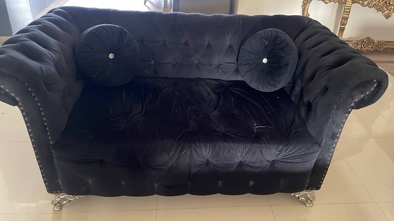 7 seater sofa set with two high back sofa chair 0