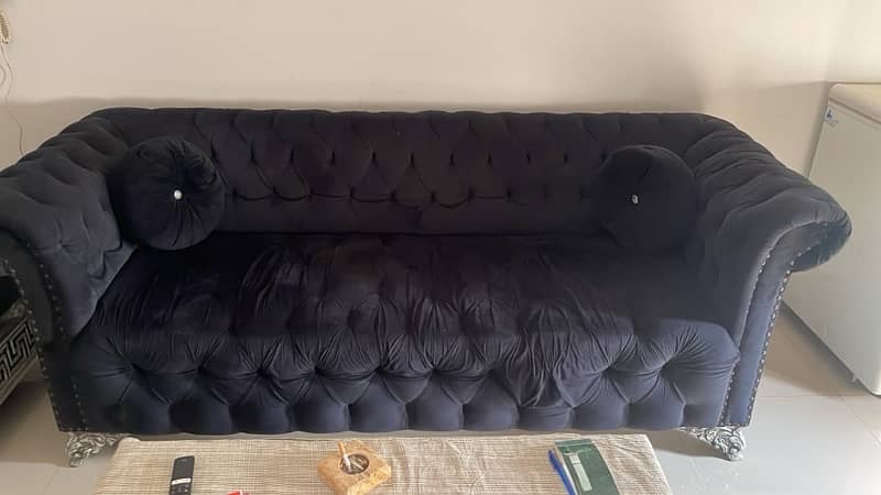 7 seater sofa set with two high back sofa chair 1