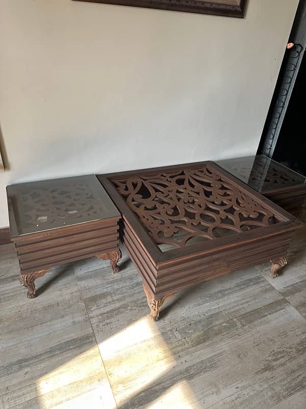 Chinyoti Table Set for Lounge Drawing Room 1