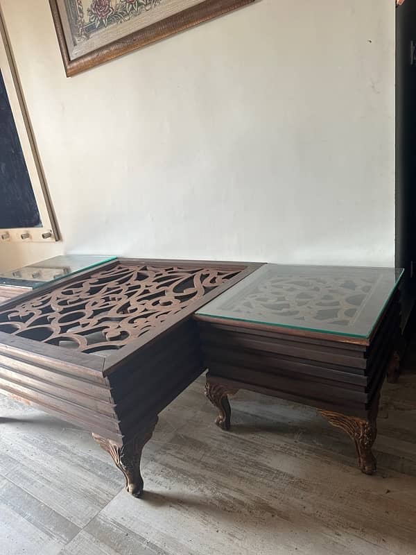 Chinyoti Table Set for Lounge Drawing Room 4