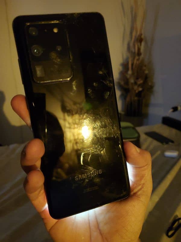 Samsung s20ultra non pta panel issue half thora dikhta ha abi bi 5