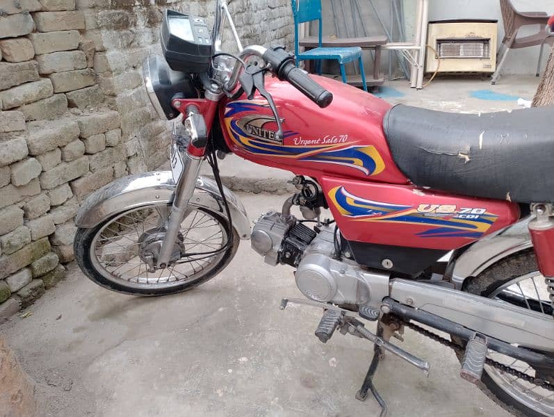 honda united 70cc December 2021 registration 1