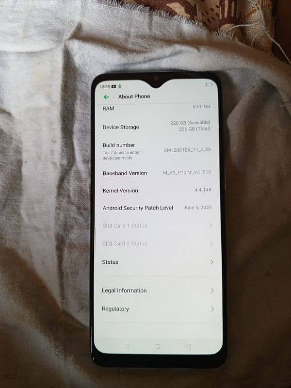 oppo f15 condition 10/10 8GB/256GB 7