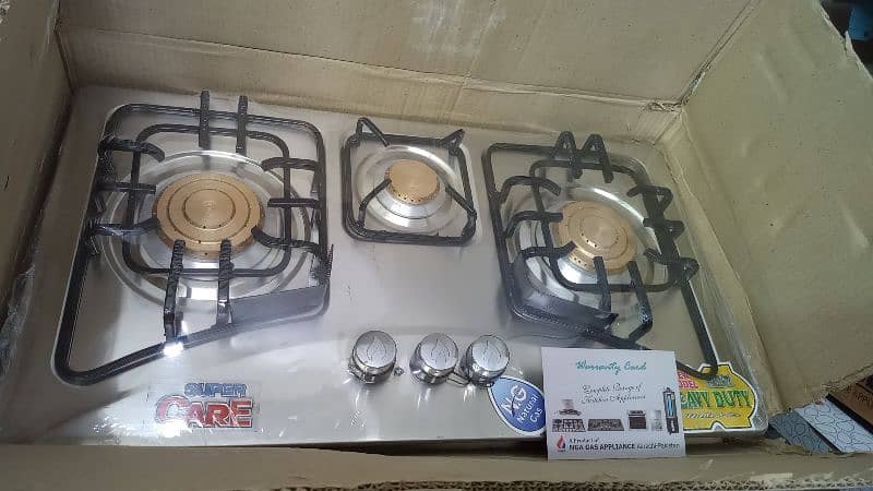 New brand gas stove pure stainless steel sheet hd 6