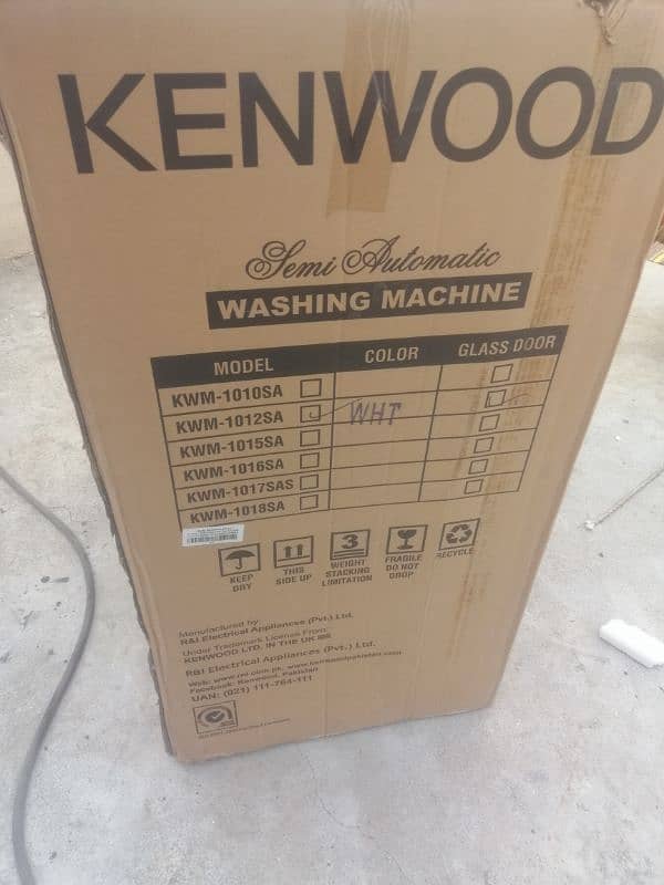 kenwood semi automatic washing machine glass door 1