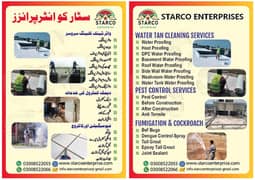 Water Cleaning Services/Water Proofing/Heat Proofing/DPC Waterproof