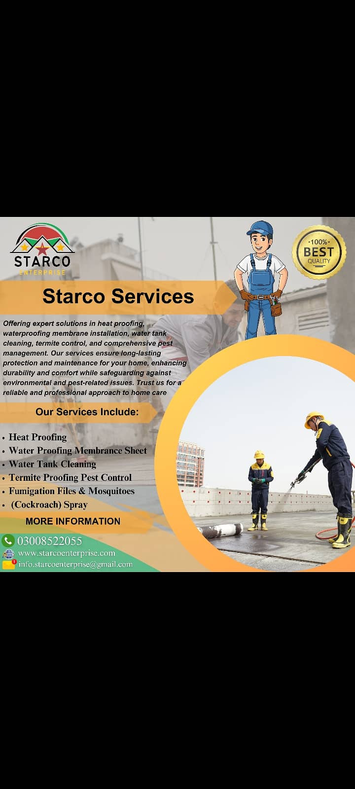 Water Cleaning Services/Water Proofing/Heat Proofing/DPC Waterproof 2