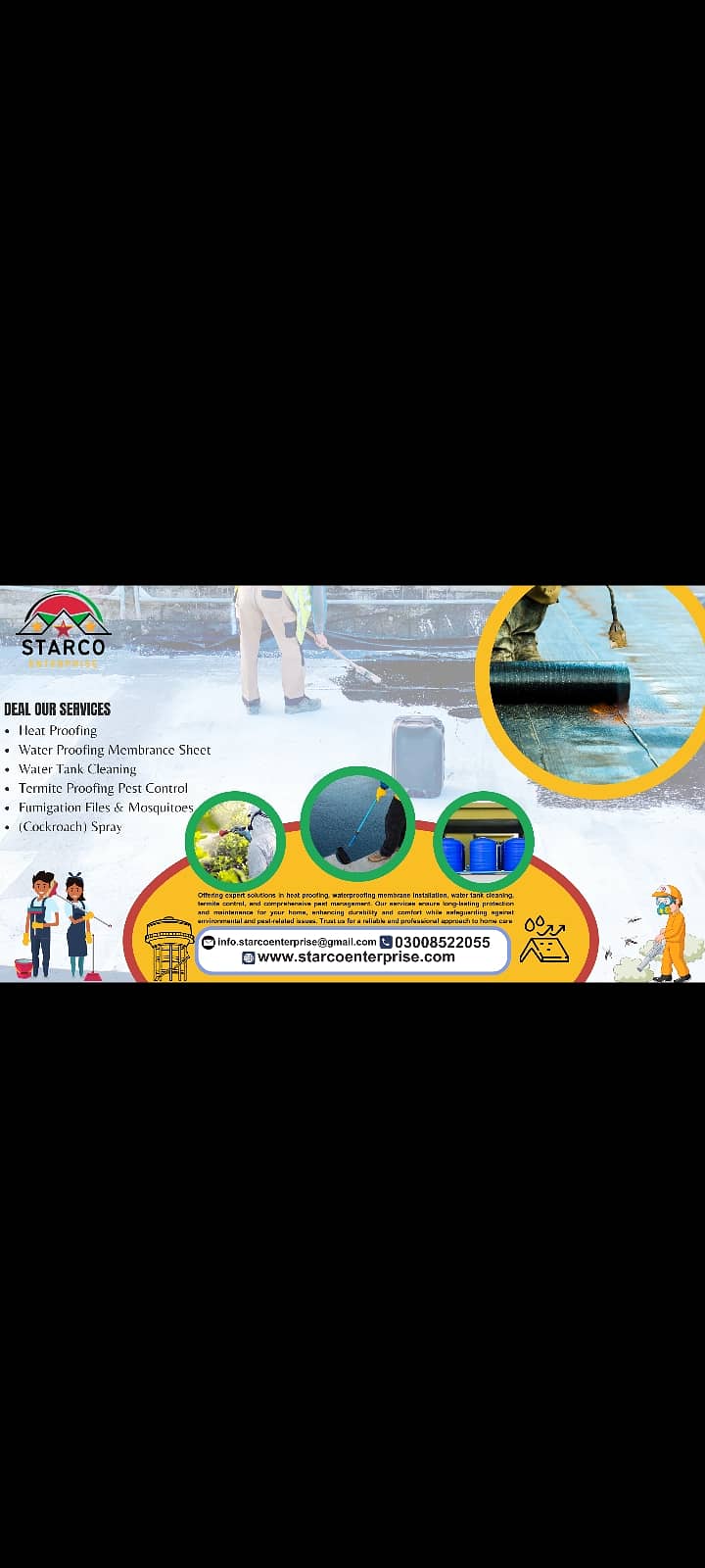 Water Cleaning Services/Water Proofing/Heat Proofing/DPC Waterproof 3