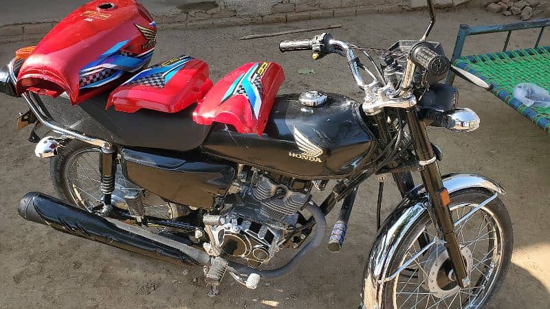 Honda Cg 125 2024 model number laga hoa chawal se all punjab 4