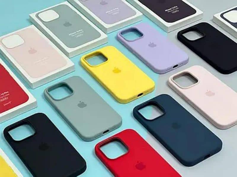 colorful silicone mobile cover iphone 14 pro max 1