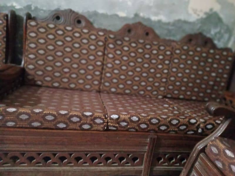 Wooden sofa set for sale 2