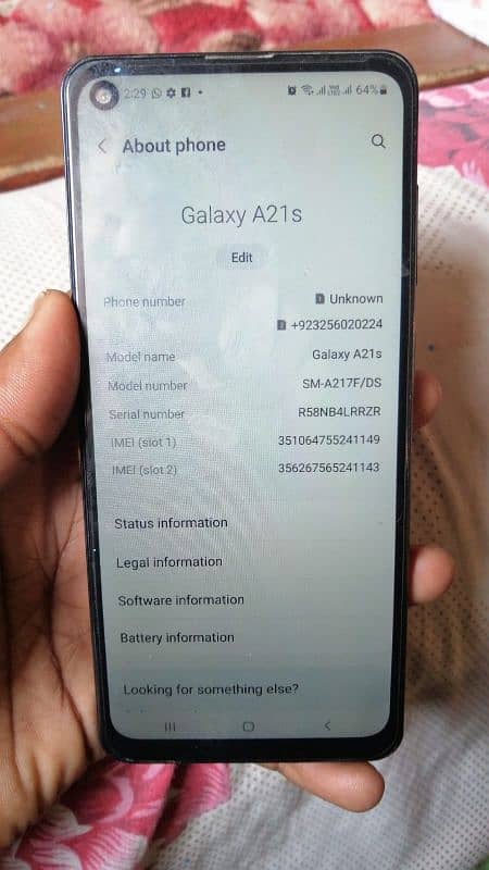 Samsung galaxy A21s 0