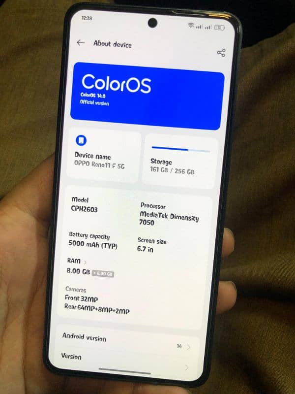 OPPO RENO 11 F 5G 10/10 Condition 7