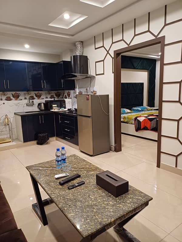 1 BEDROOM FULLY FURNISHED APARTMENT FOR SALE IN BAHRIA TOWN LAHORE 23