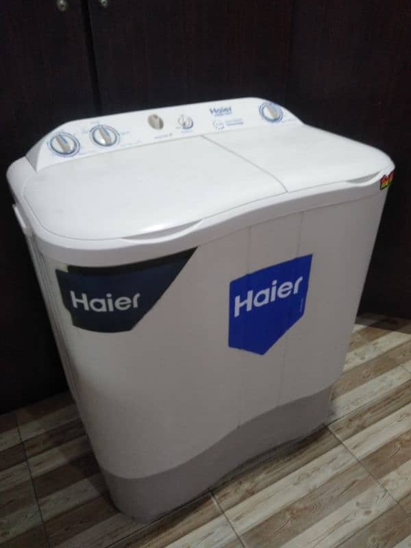 Haier washing machine Semiautomatic capacity 8kg 1