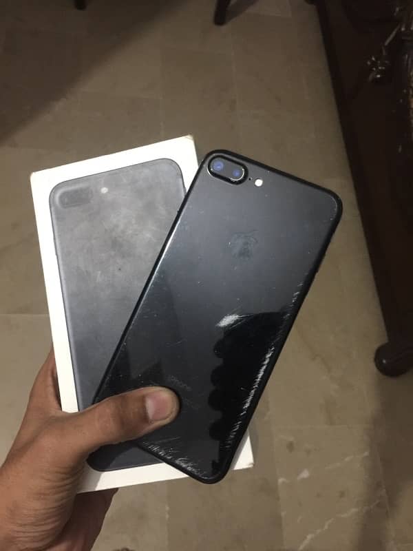 IPHONE 7PLUS 32GB WITH BOX PTA APPROVED 0