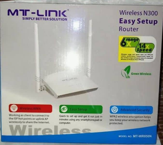 MT LINK WIFI ROUTER (MT-WR950N) 0