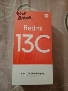 Redmi 13 C 4/128 only 3 months used Urgent sell