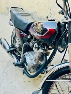 HONDA CG 125 isb one digit number