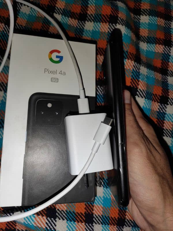 pixel 4a5g with box 6/128gb bilkul ok urgent sale 0