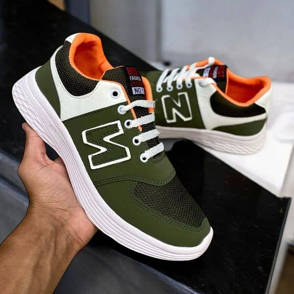 Men's Casual Green Sneakers 0