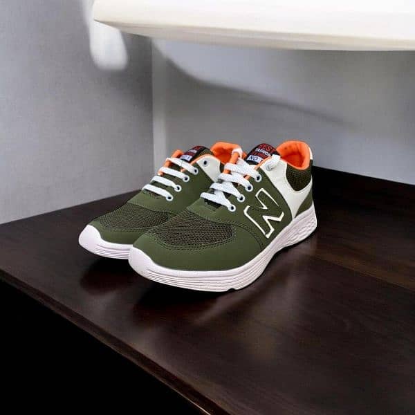 Men's Casual Green Sneakers 1