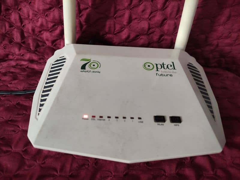 PTCL GENUINE MODEM LATEST MODEL WITH DUAL ANTENNA + Power Adopter 2