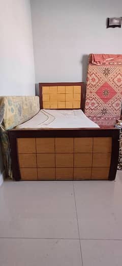 Wooden Single Bed