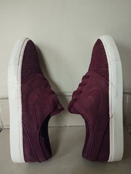 Nike Sb Zoom Stefan Janoski Elite - Maroon/white 0