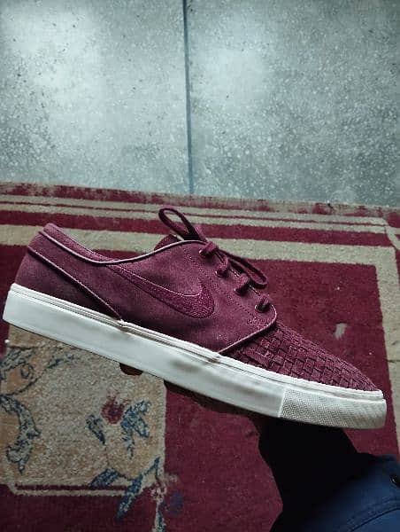 Nike Sb Zoom Stefan Janoski Elite - Maroon/white 9